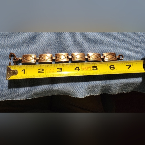 Vintage Copper Bracelet Native American Style - Picture 4 of 4